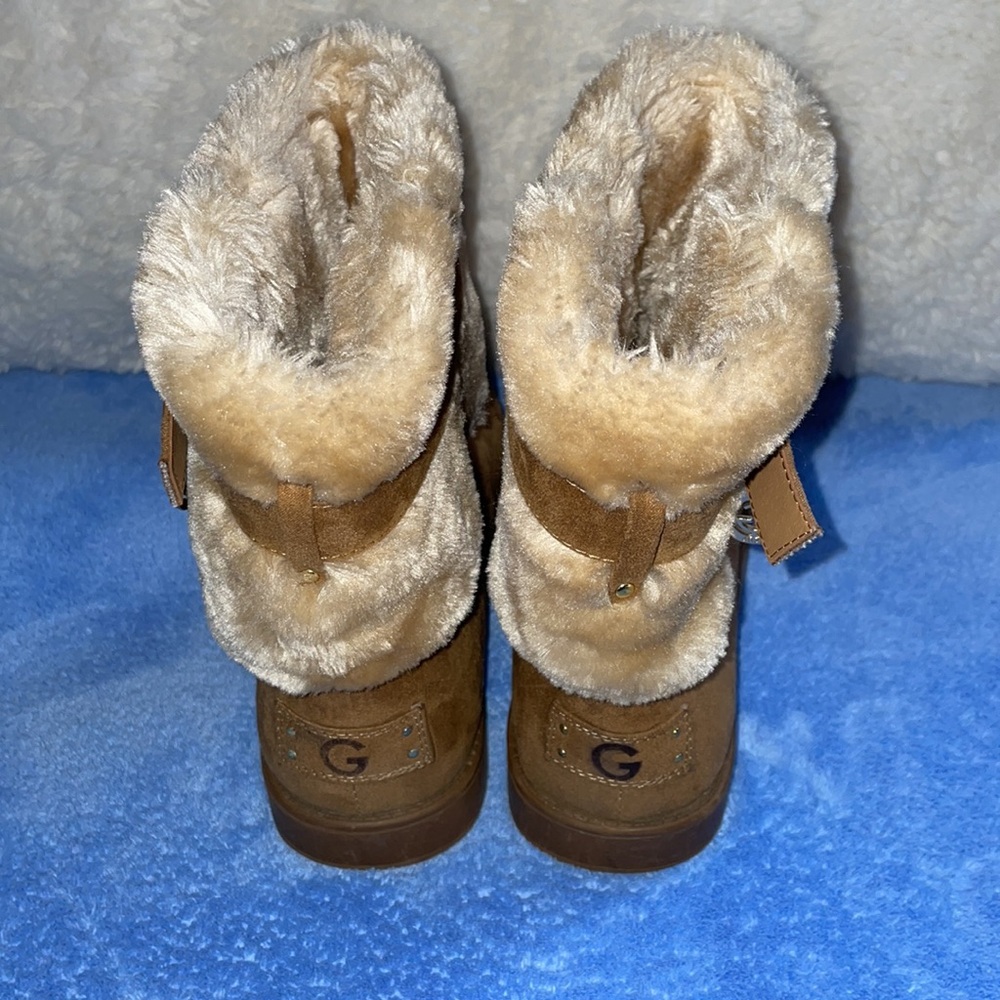 NWOT.  G by Guess Women’s Adlea Medium Brown Boots.  Size 7M - Picture 4 of 7